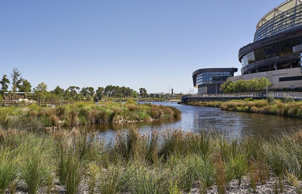 Stadium Park Chevron Parkland Australia by HASSELL