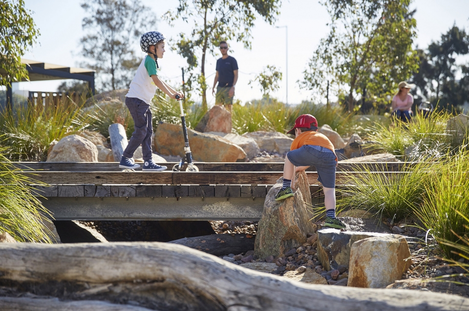 Stadium Park Chevron Parkland Australia by HASSELL