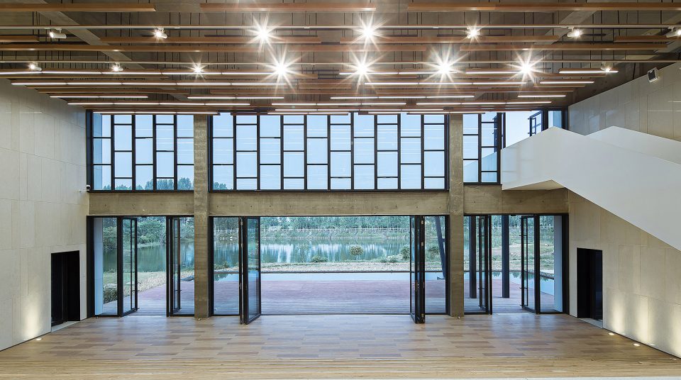 Tingrui Town The culture reception hall in Doushanyi China by UAO