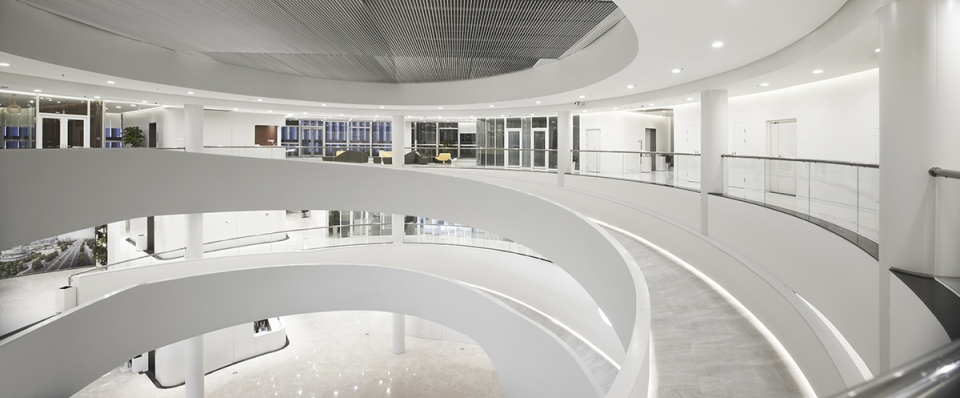Exhibition Center of Zhengzhou Linkong Biopharmaceutical Park China by WSP ARCHITECTS
