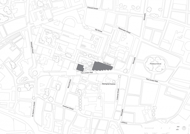 London Wall Place England by Make Architects