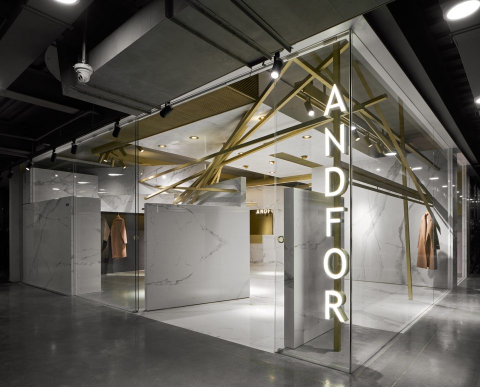 ANDFOR apparel storeChina by YEBIN DESIGN