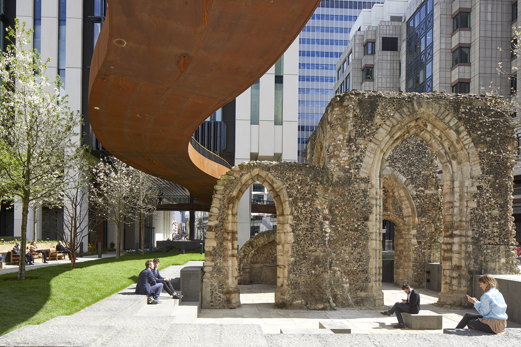 London Wall Place, London by Make Architects - 谷德设计网