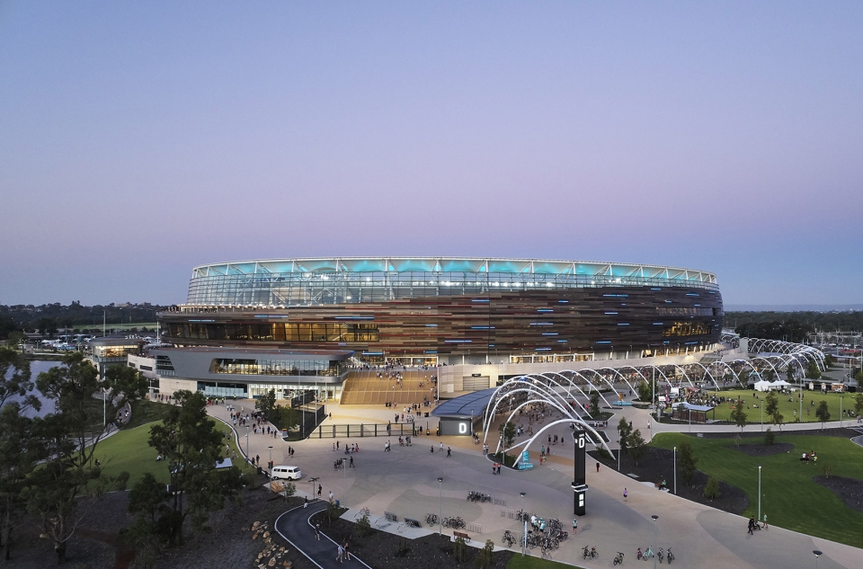 Stadium Park Chevron Parkland Australia by HASSELL