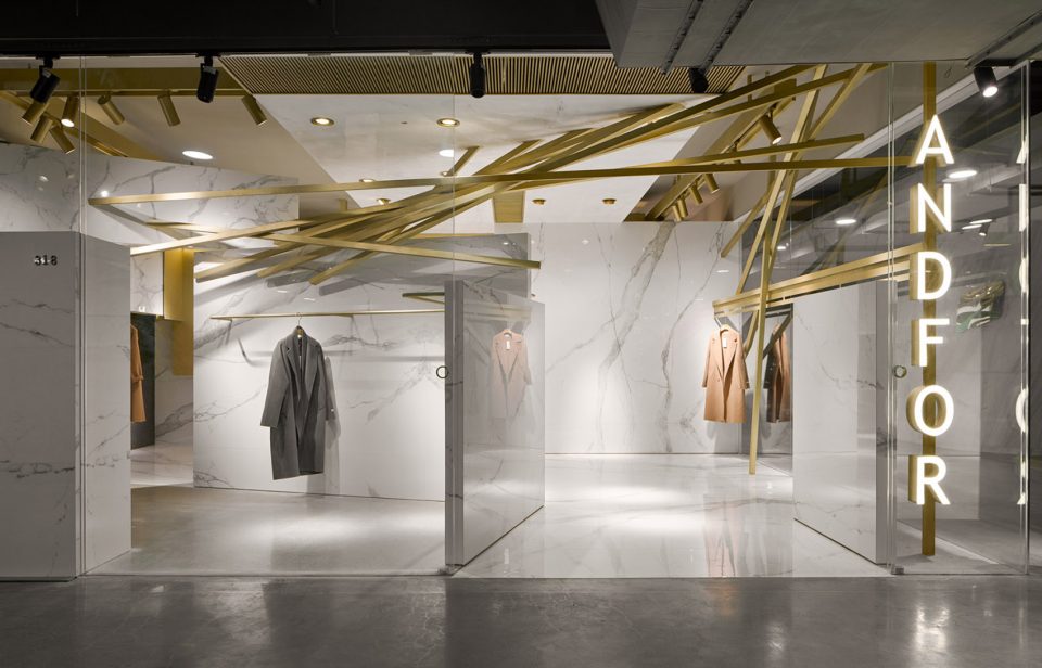 ANDFOR服装品牌展厅，杭州 / 叶梹室内设计工作室