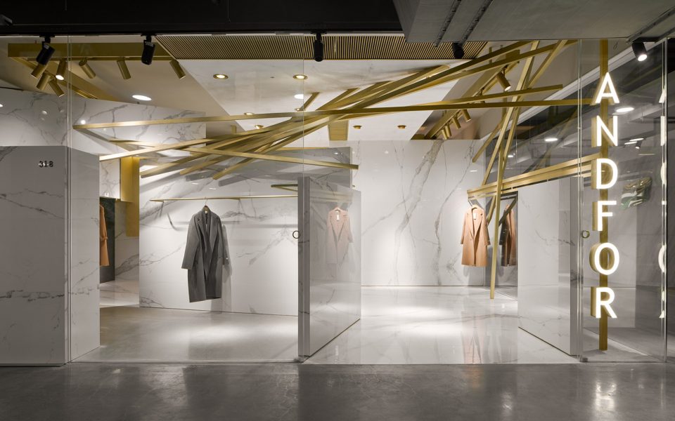 ANDFOR apparel storeChina by YEBIN DESIGN