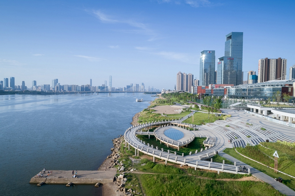 Changsha Xiang River West Bank Commercial Tourism Landscape Zone China by GVL