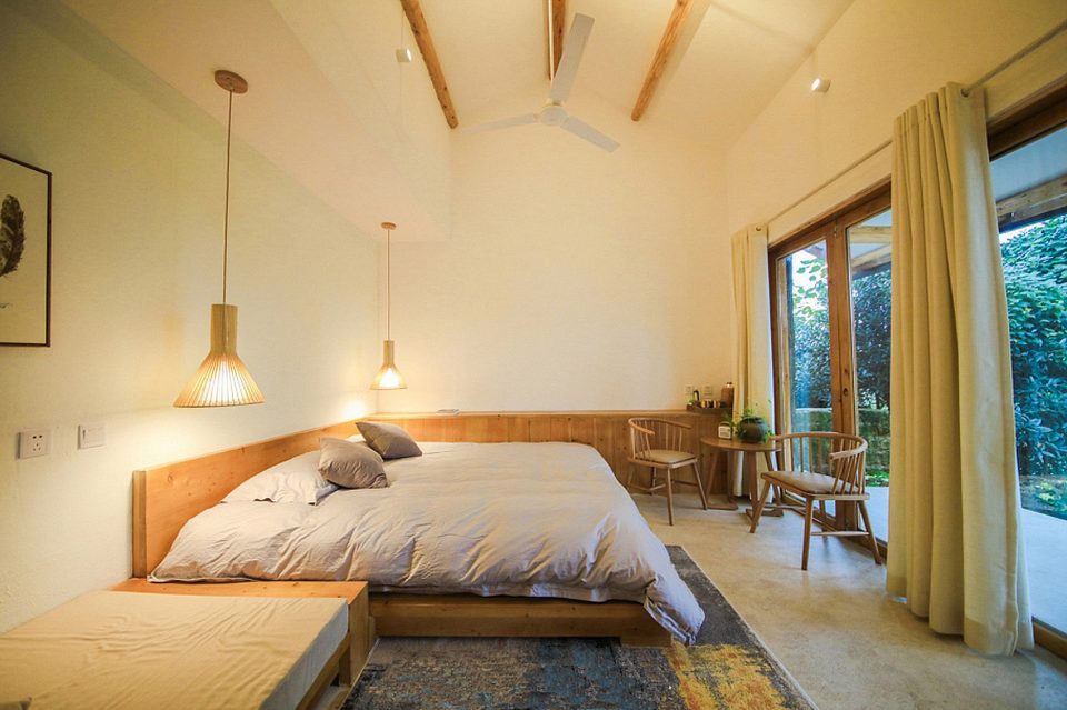 Tea time courtyard China by Shall design