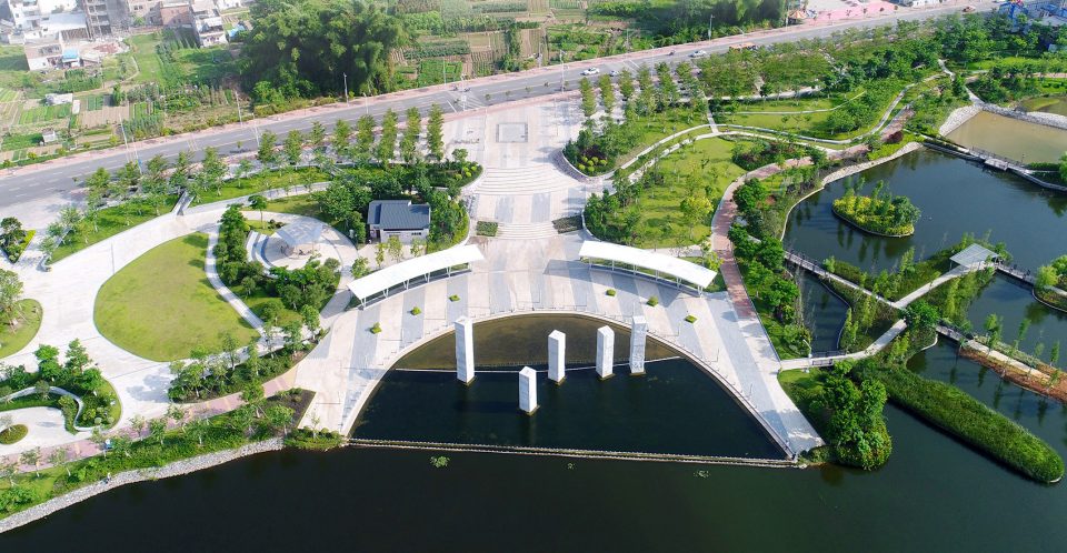 Qinjiang Riverside Wetland Park Guang dong by Palm Design