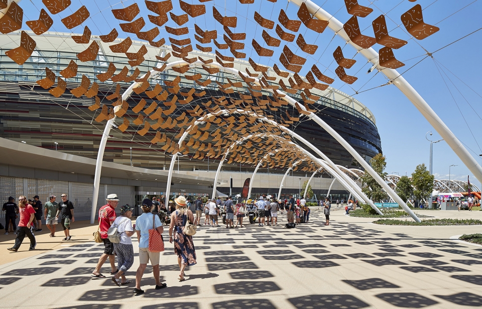 Stadium Park Chevron Parkland Australia by HASSELL
