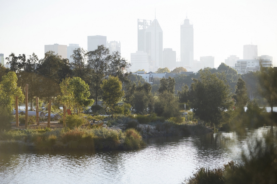 Stadium Park Chevron Parkland Australia by HASSELL