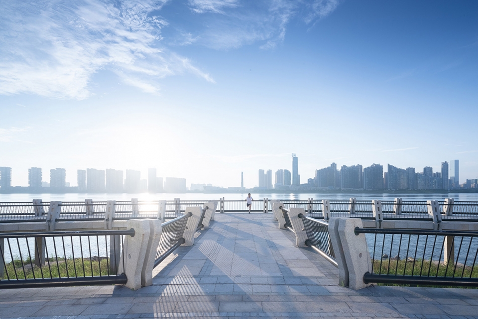 Changsha Xiang River West Bank Commercial Tourism Landscape Zone China by GVL