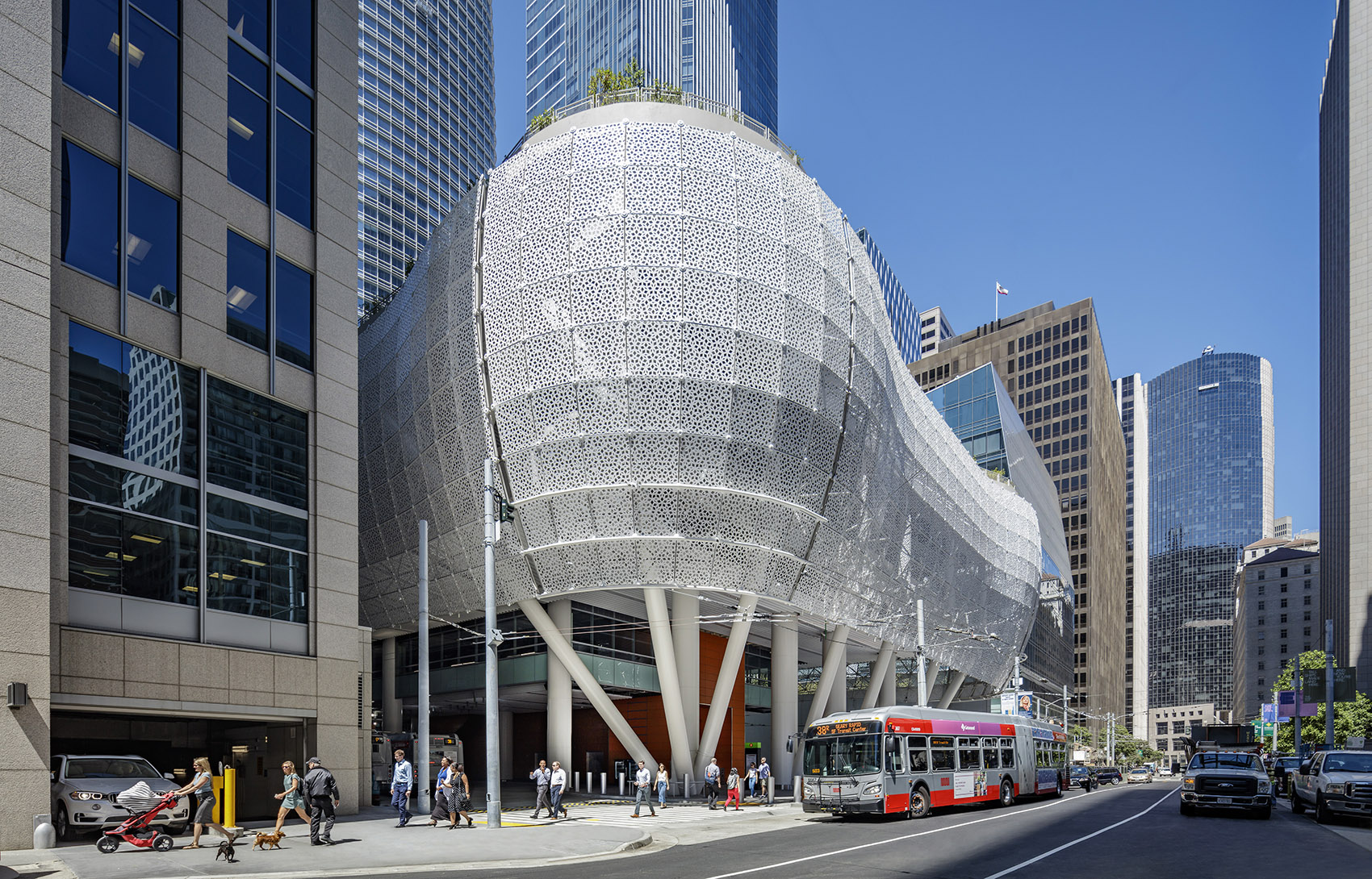 SALESFORCE TRANSIT CENTER, U.S.A By PELLI CLARKE PELLI ARCHITECTS - 谷德设计网