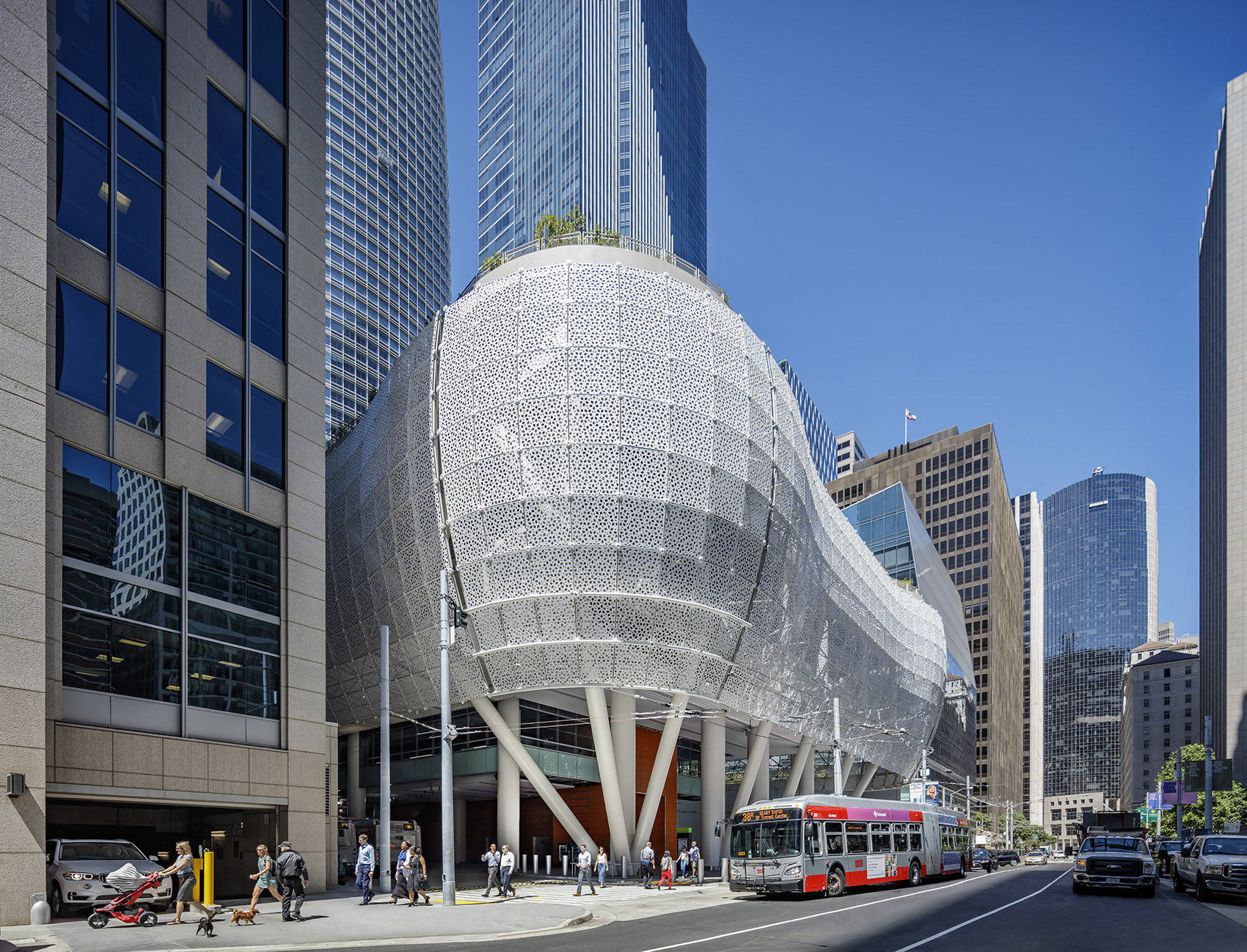 SALESFORCE TRANSIT CENTER, U.S.A By PELLI CLARKE PELLI ARCHITECTS - 谷德设计网