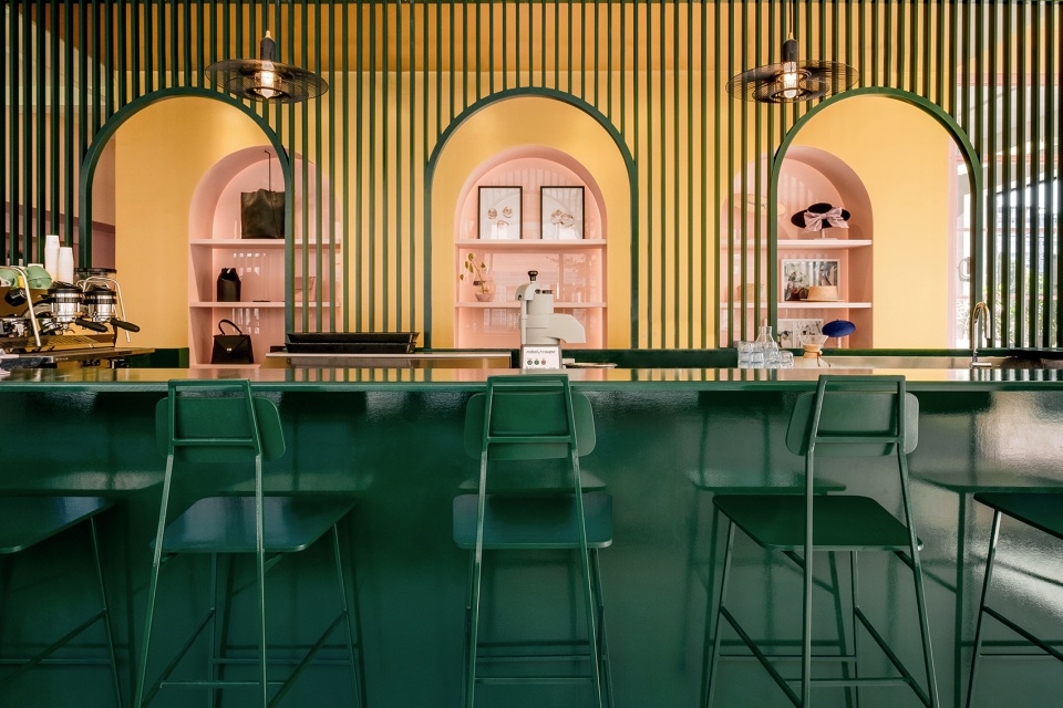 Pastel Rita café boutique APPAREIL Architecture