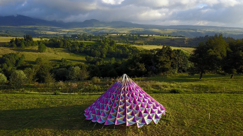fantastical architecture art and design neon in the studio