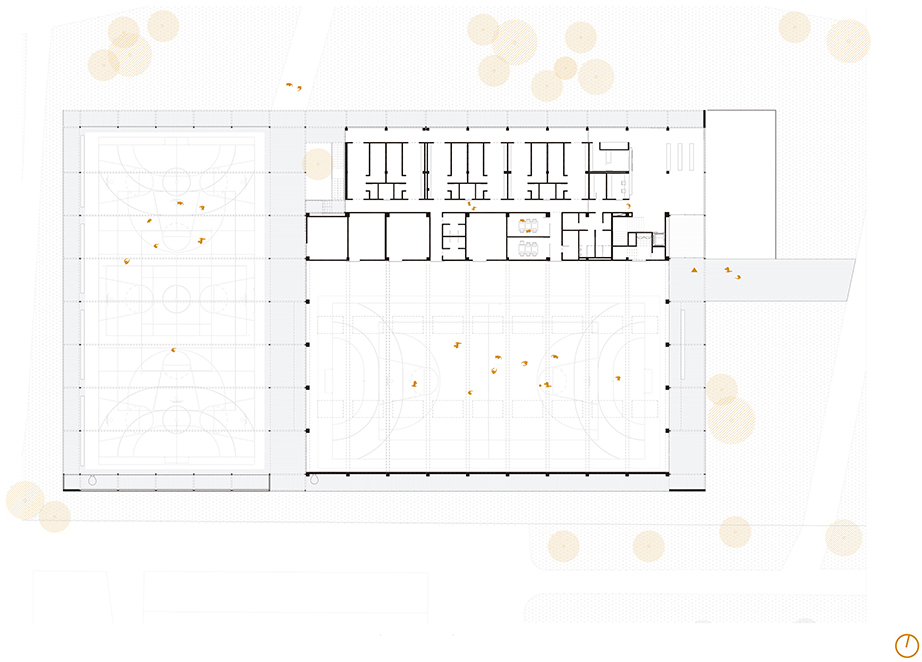 interior reform and expansion of the vila seca municipal sports pavilion by nam arquitectura 1