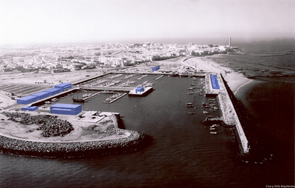 marina and fishing port in chipiona captaincy commercial and warehouses buildings by cruz y ortiz arquitectos