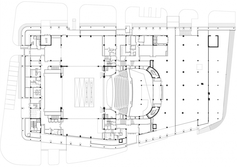 public stadium complexes of zhejiang conservatory of music china by gadgla