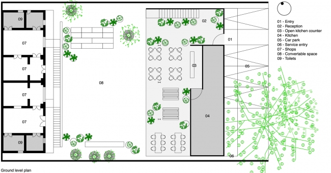 The courtyard house M9 Design Studio
