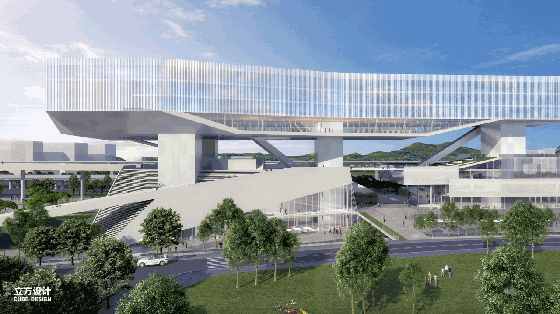 dalang culture and sports center china by cube design