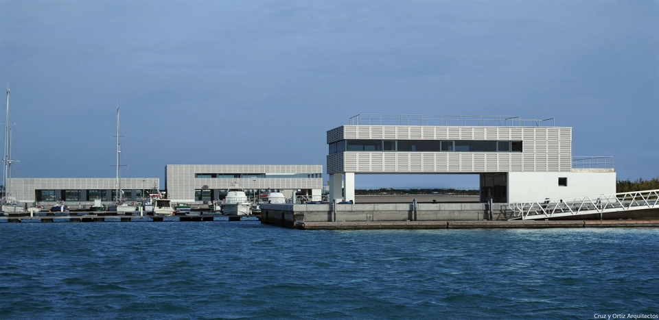 marina and fishing port in chipiona captaincy commercial and warehouses buildings by cruz y ortiz arquitectos