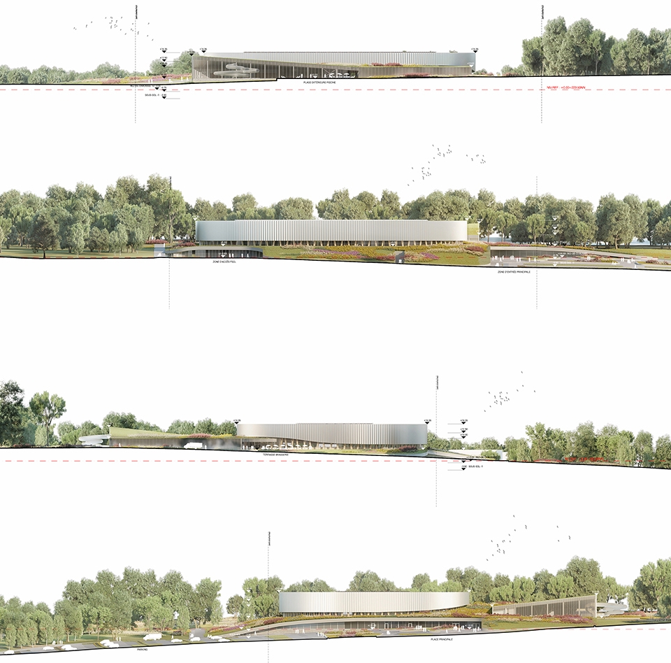mondorf les bains velodrome and sports complex luxembourg by mecanoo and metaform