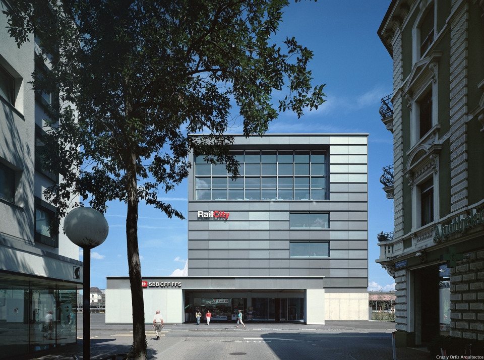 basel sbb railway station by cruz y ortiz arquitectos