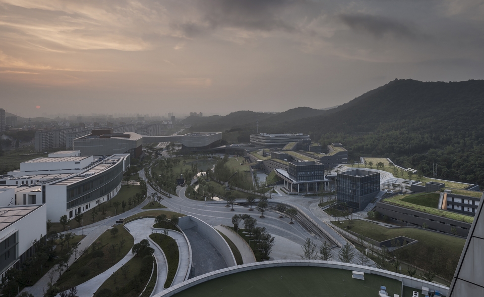 public stadium complexes of zhejiang conservatory of music china by gadgla