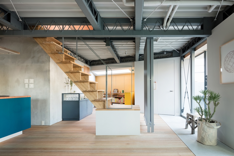 Kamiyamacho residence with office space Puddle moyadesign