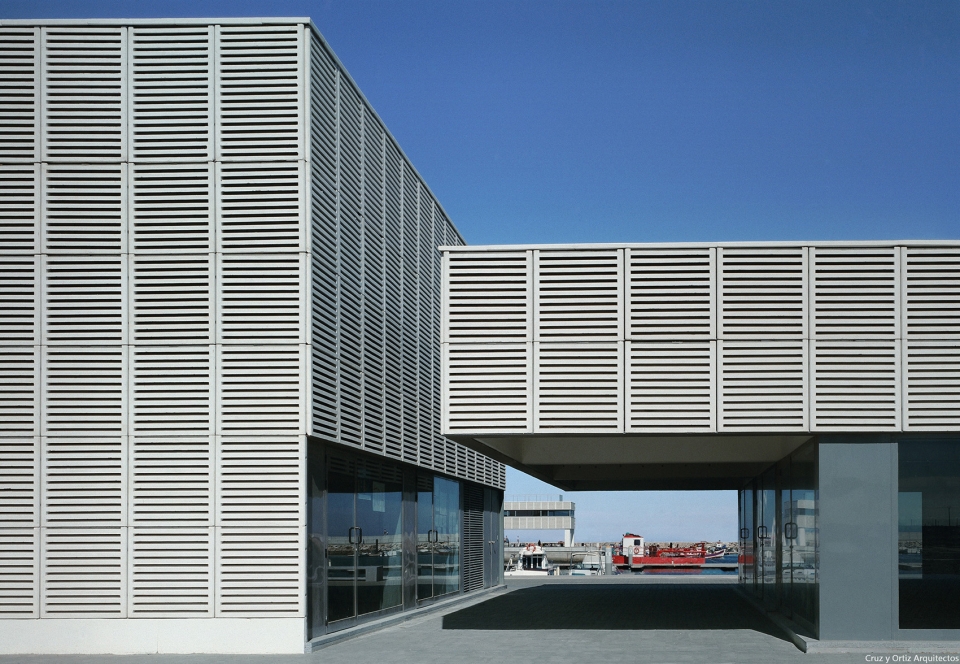 marina and fishing port in chipiona captaincy commercial and warehouses buildings by cruz y ortiz arquitectos