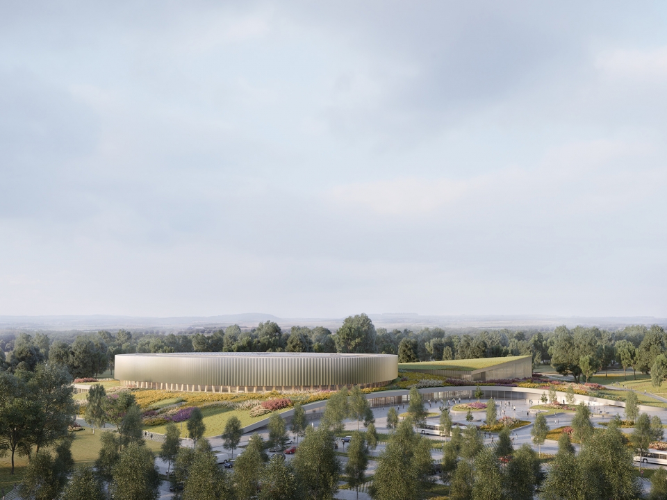 mondorf les bains velodrome and sports complex luxembourg by mecanoo and metaform
