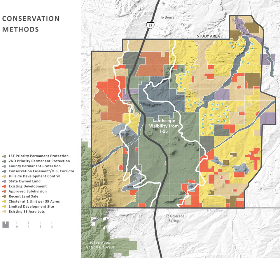 2018 ASLA ANALYSIS AND PLANNING AWARD OF EXCELLENCE：I25 Conservation Corridor Master Plan by