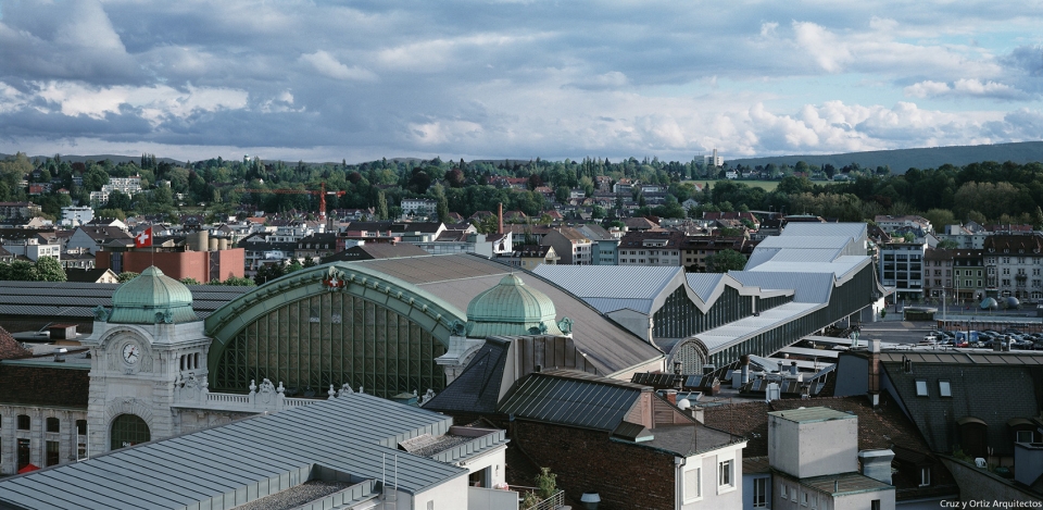 basel sbb railway station by cruz y ortiz arquitectos