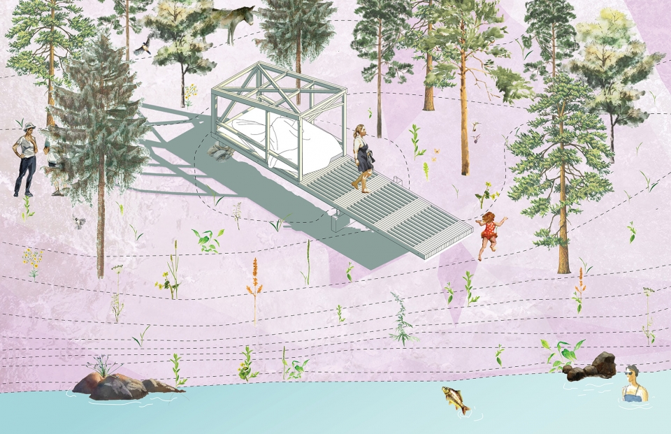 dream dive platform by studio north