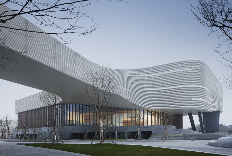public stadium complexes of zhejiang conservatory of music china by gadgla