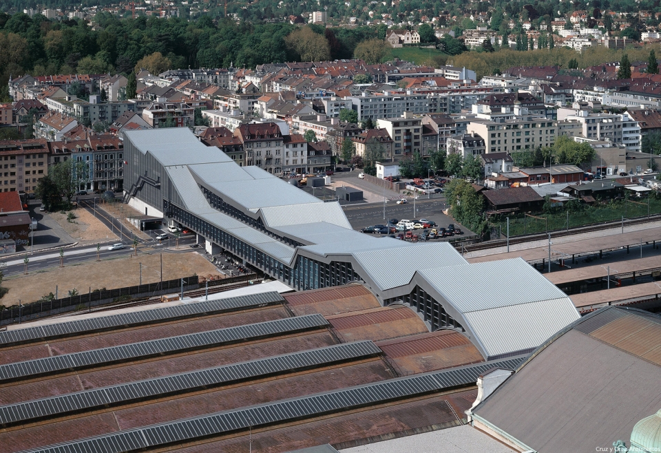 basel sbb railway station by cruz y ortiz arquitectos