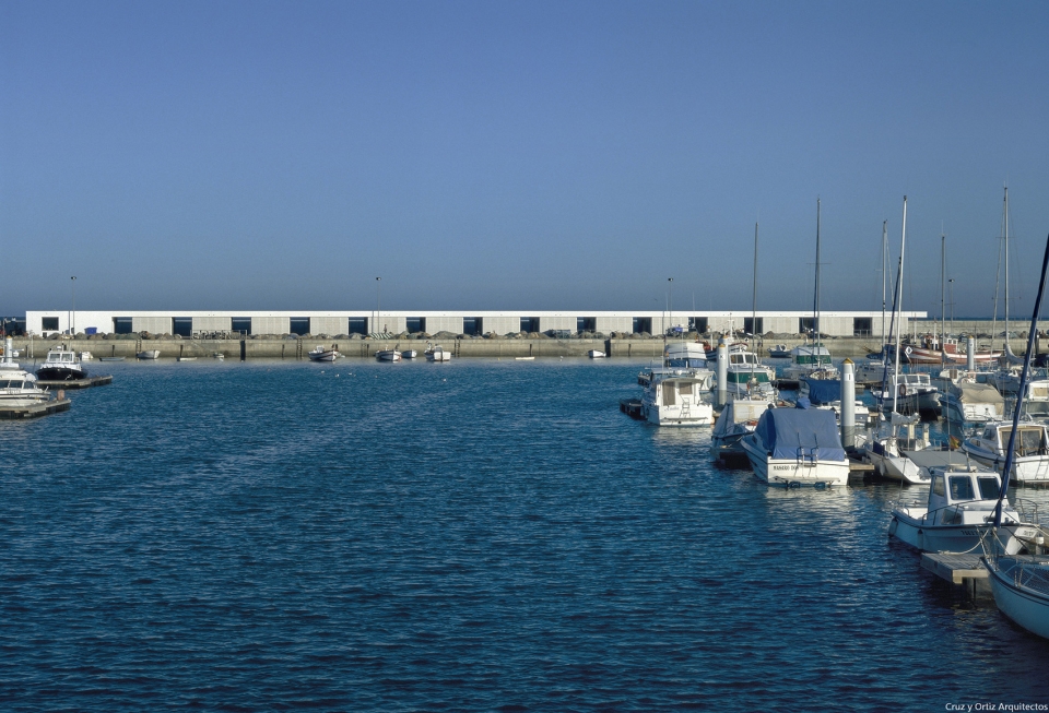 marina and fishing port in chipiona captaincy commercial and warehouses buildings by cruz y ortiz arquitectos