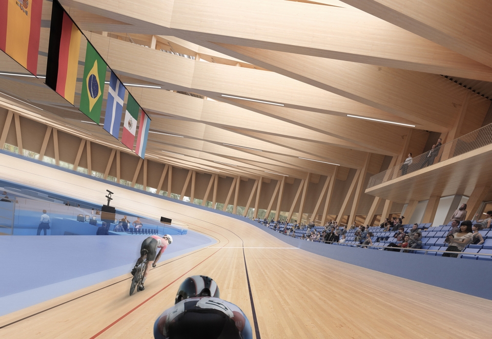 mondorf les bains velodrome and sports complex luxembourg by mecanoo and metaform