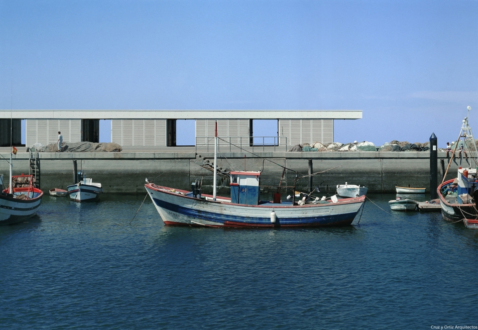marina and fishing port in chipiona captaincy commercial and warehouses buildings by cruz y ortiz arquitectos