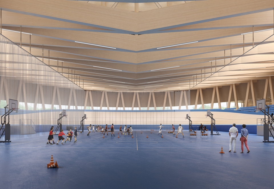 mondorf les bains velodrome and sports complex luxembourg by mecanoo and metaform