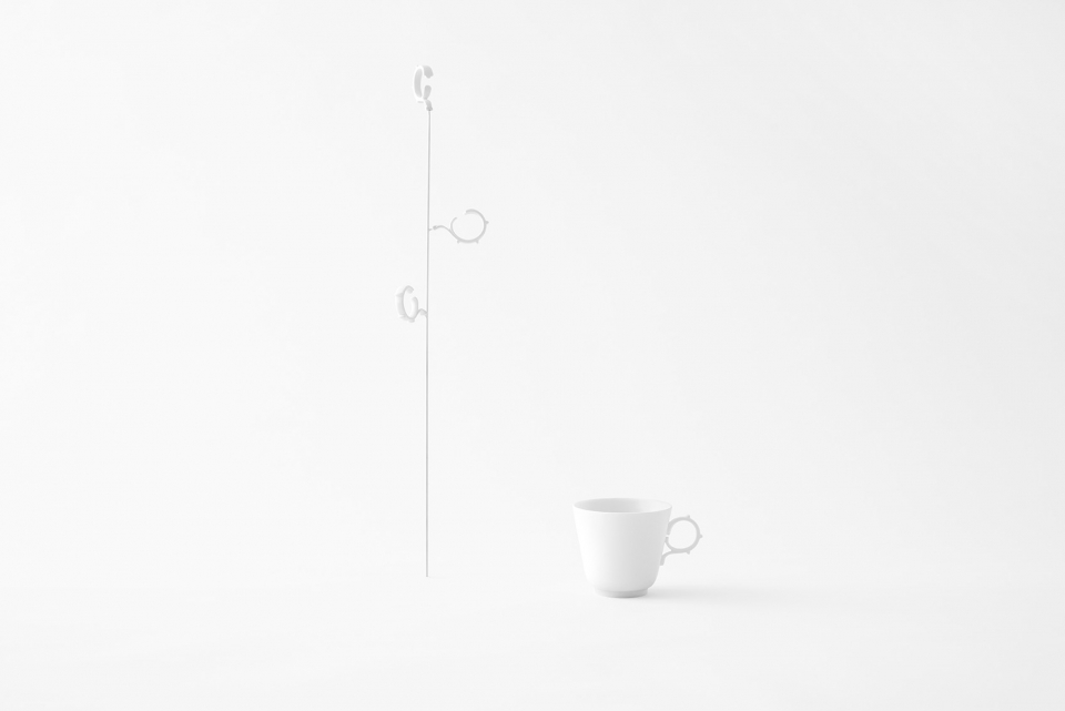 hasu and handle flower for sevres by nendo