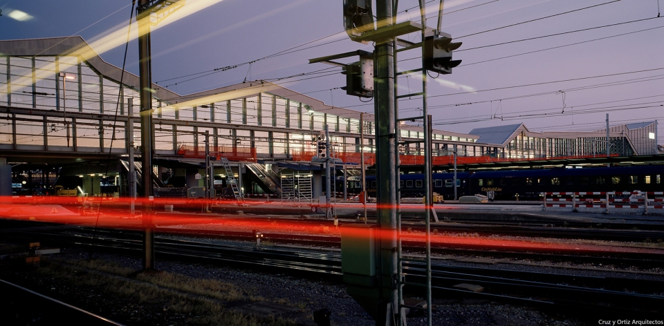 basel sbb railway station by cruz y ortiz arquitectos