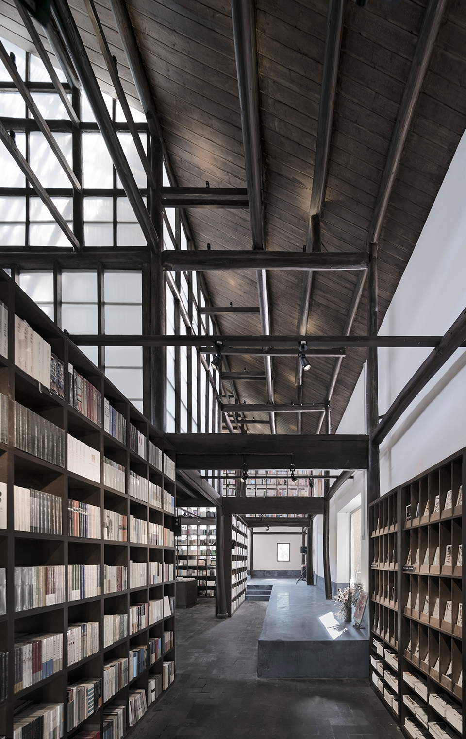 librairie avant gardechenjiapu civilian bookstore by azl architects