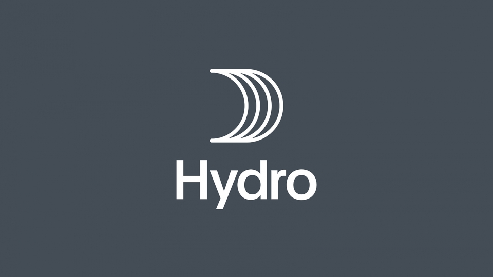 visual identity design for hydro by snohetta