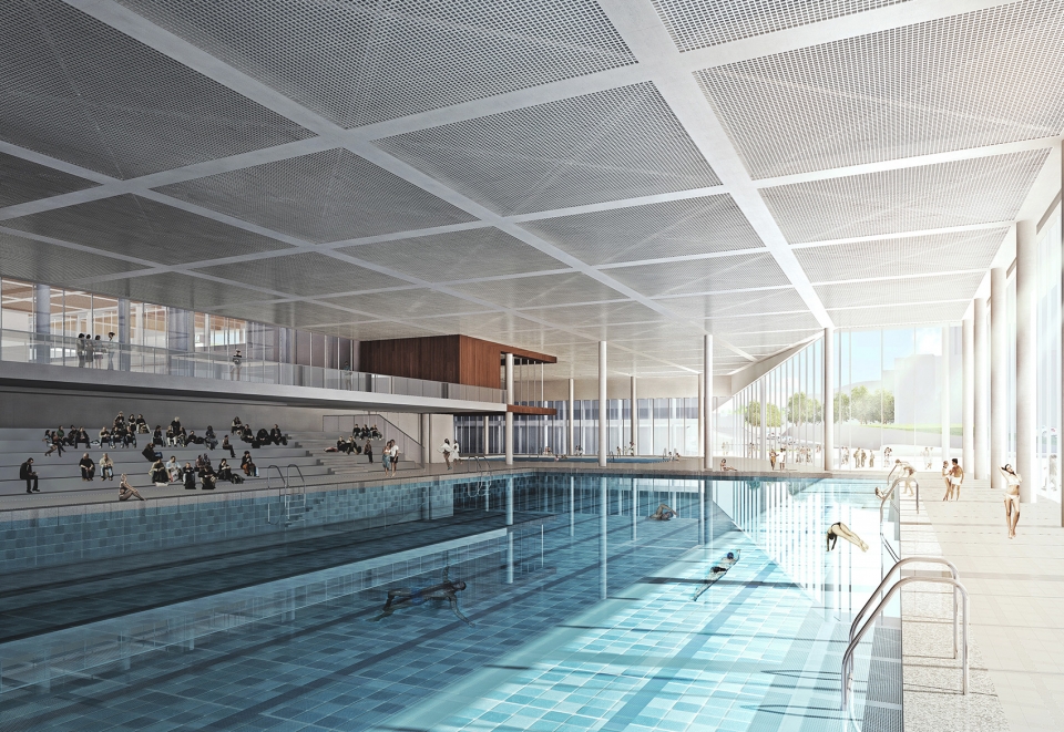 dalang culture and sports center china by cube design