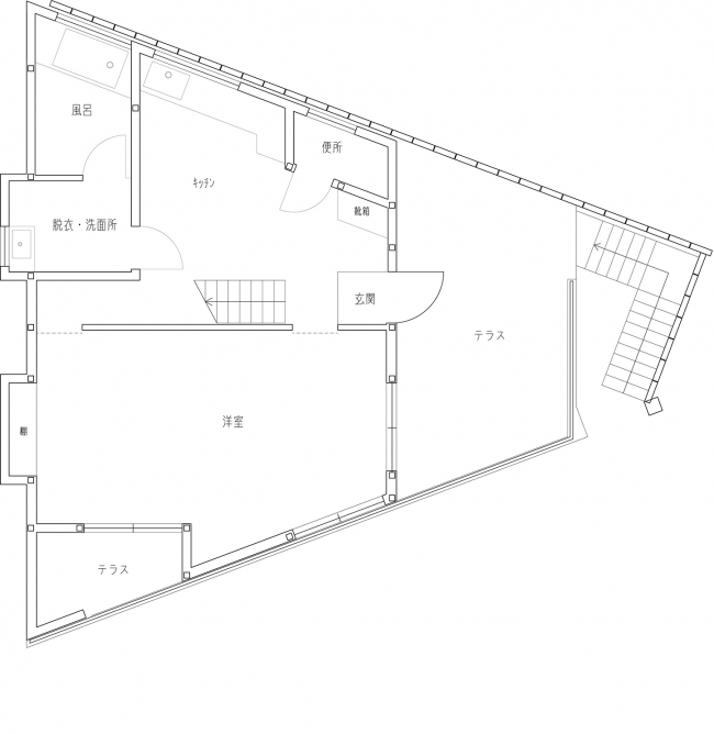 Kamiyamacho residence with office space Puddle moyadesign 1