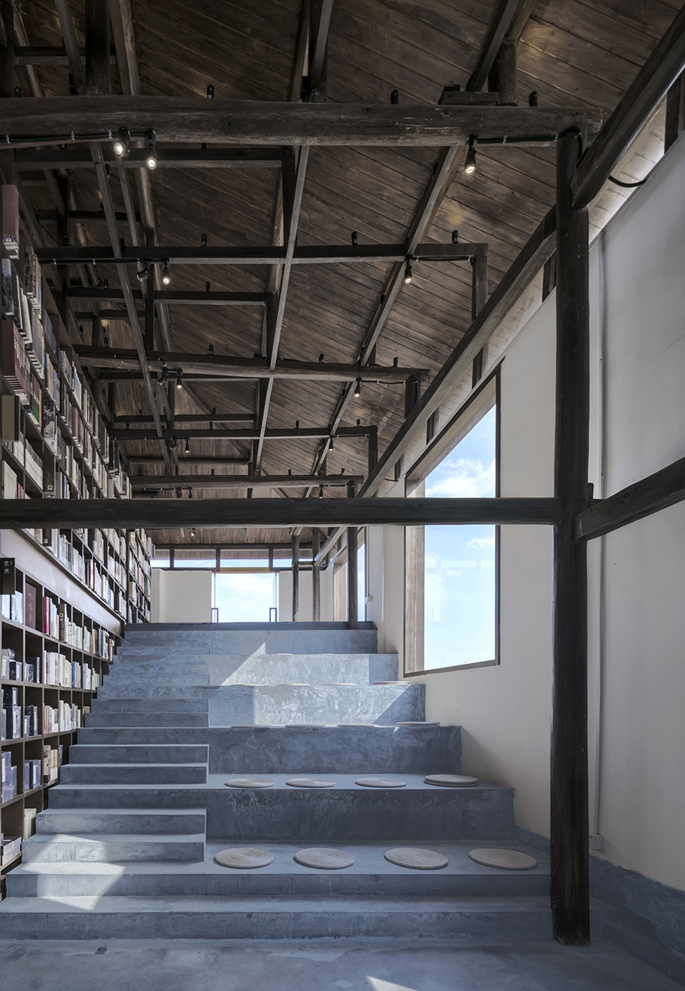 librairie avant gardechenjiapu civilian bookstore by azl architects