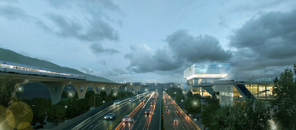 dalang culture and sports center china by cube design