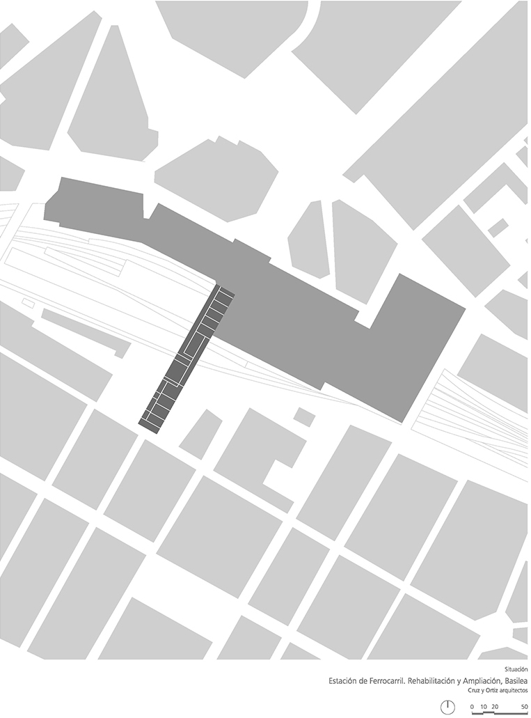basel sbb railway station by cruz y ortiz arquitectos